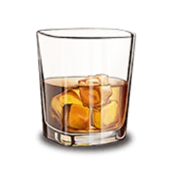 Symbol Whiskey Glass