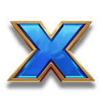 Symbol Blue X