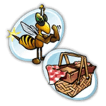 Symbol Picnic Bee