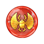 Symbol Red Scarab